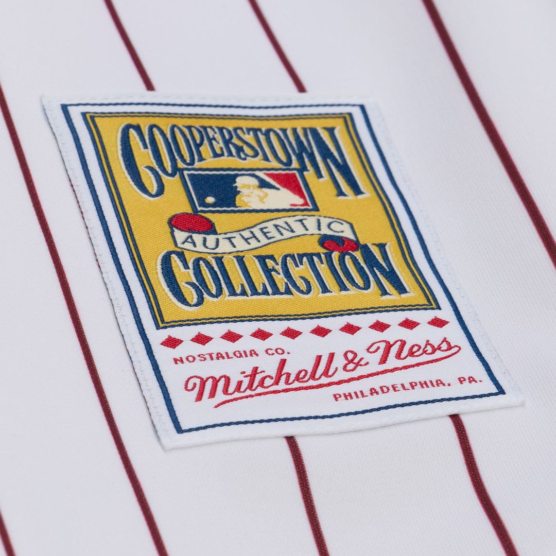 Philadelphia Phillies Chase Utley 2003 Cooperstown Authentic Jersey | White