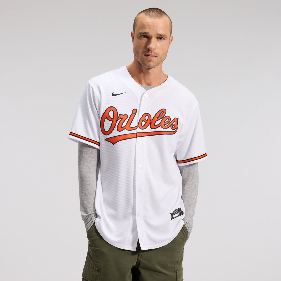 Baltimore Orioles Home Replica Team Jersey | White