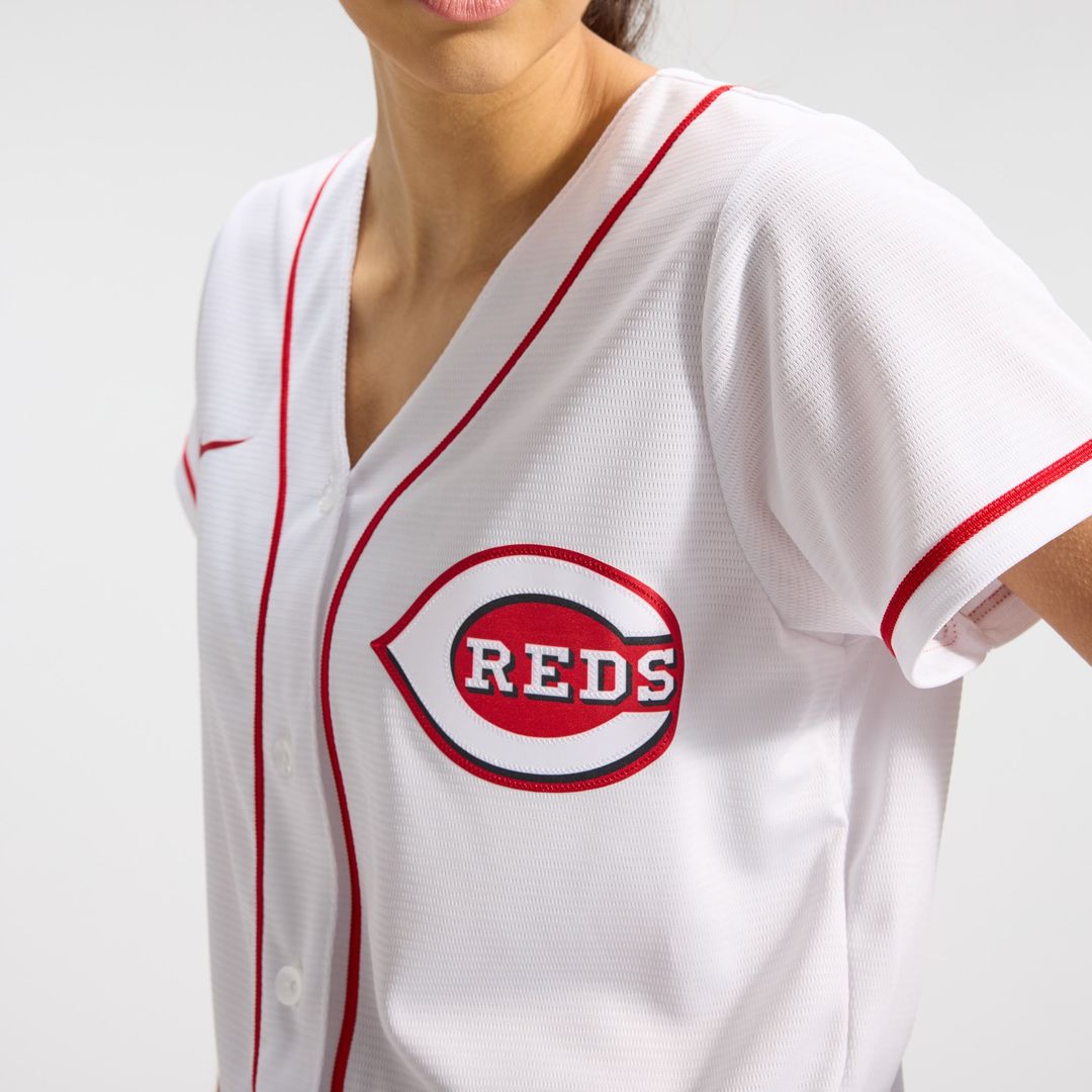 Cincinnati Reds Elly De La Cruz Women's Home Replica Jersey | White