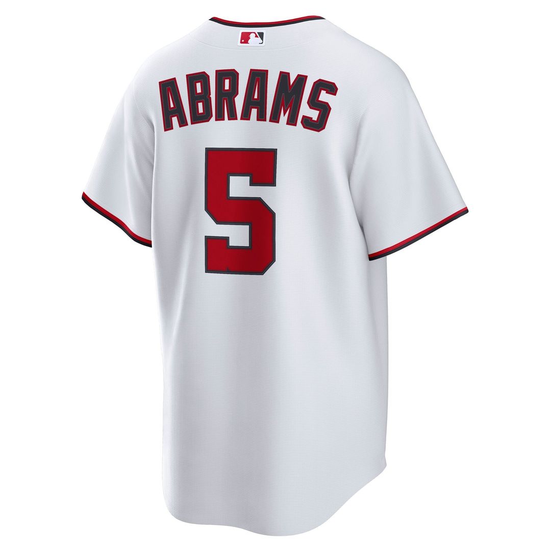 Washington Nationals CJ Abrams Home Replica Jersey | White