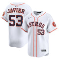 Houston Astros Cristian Javier Home Limited Jersey | White