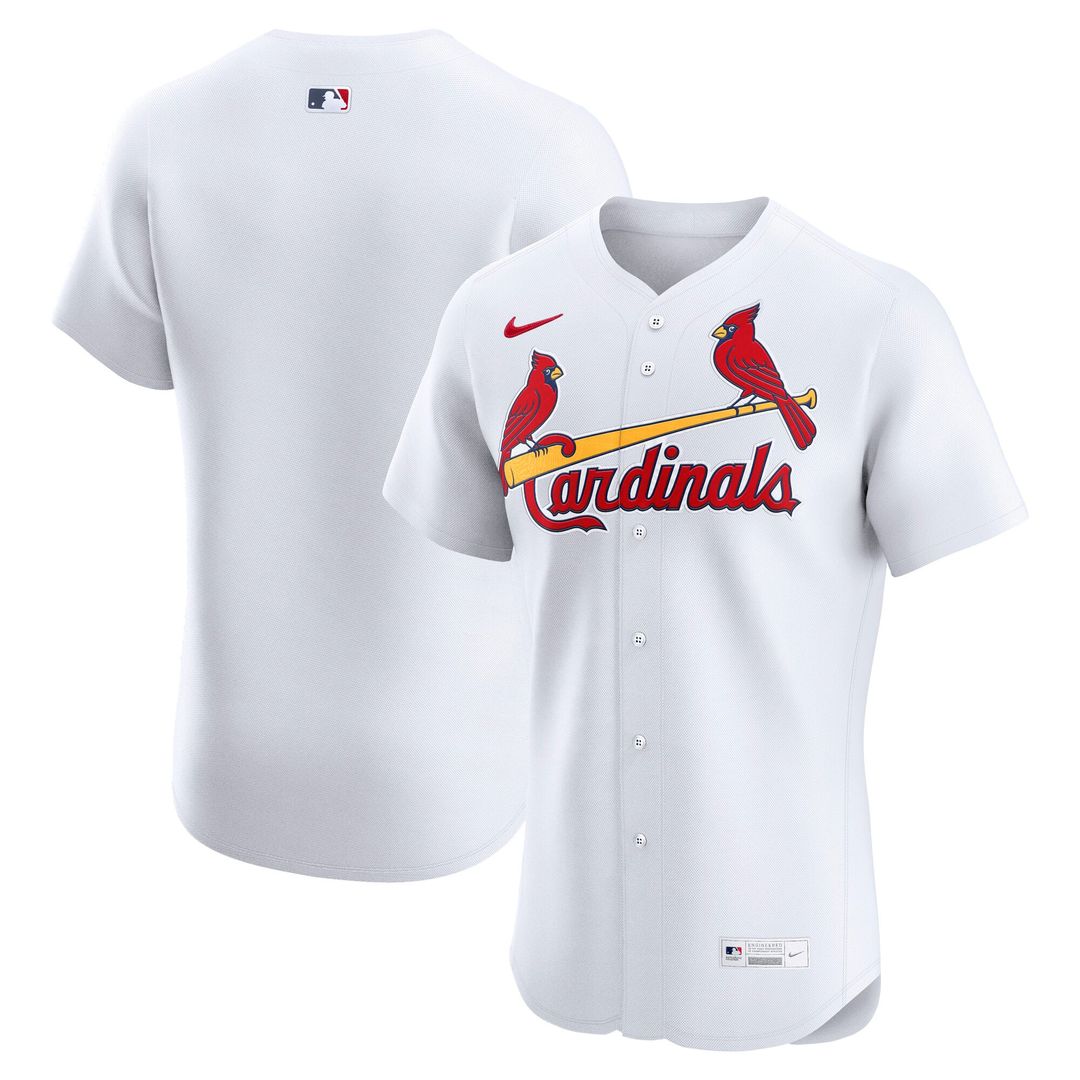 St. Louis Cardinals Home Elite Jersey | White