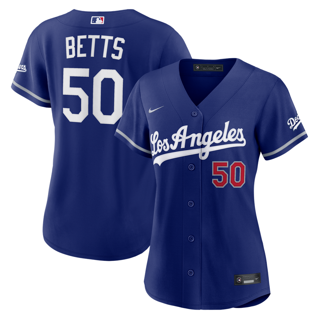 Los Angeles Dodgers Mookie Betts Women's Alternate Stadium Jersey | Royal
