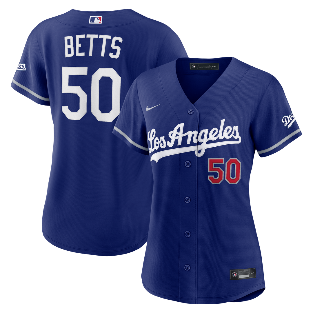 Los Angeles Dodgers Mookie Betts Women's Alternate Stadium Jersey | Royal