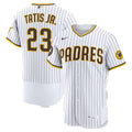 San Diego Padres Fernando Tatis Jr. Home Authentic Sponsor Patch Jersey | White