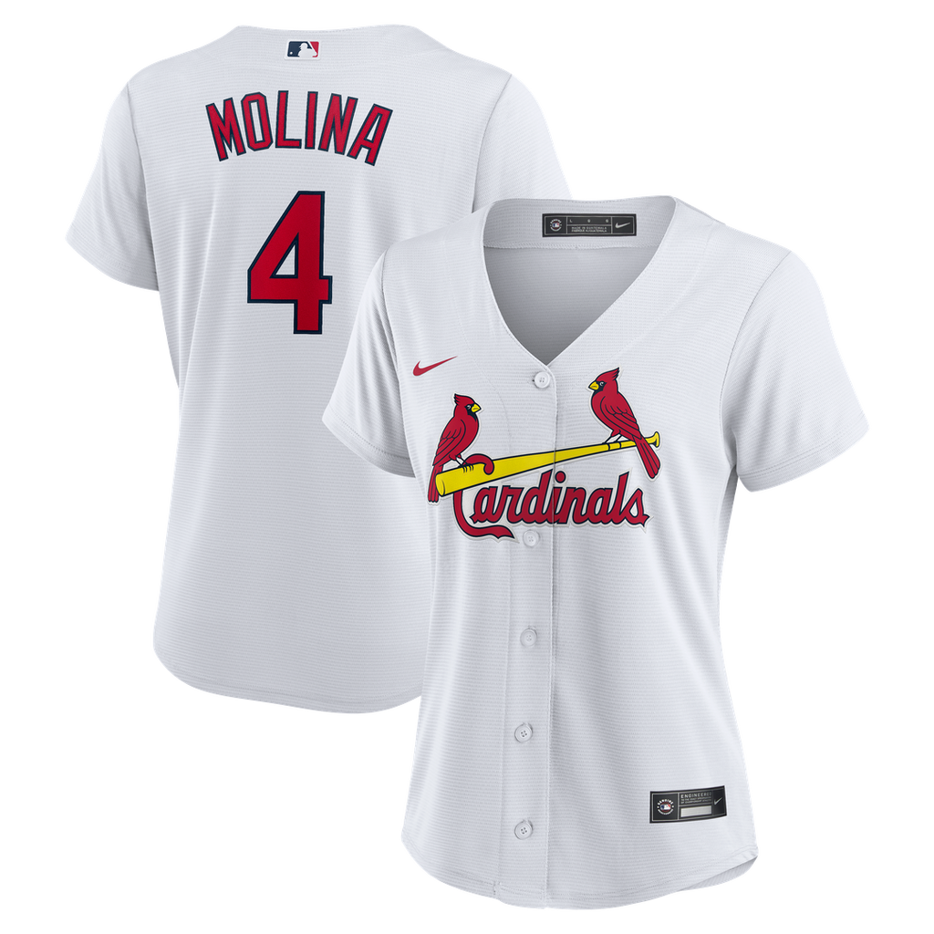 St. Louis Cardinals Yadier Molina Women's Home Replica Jersey | White