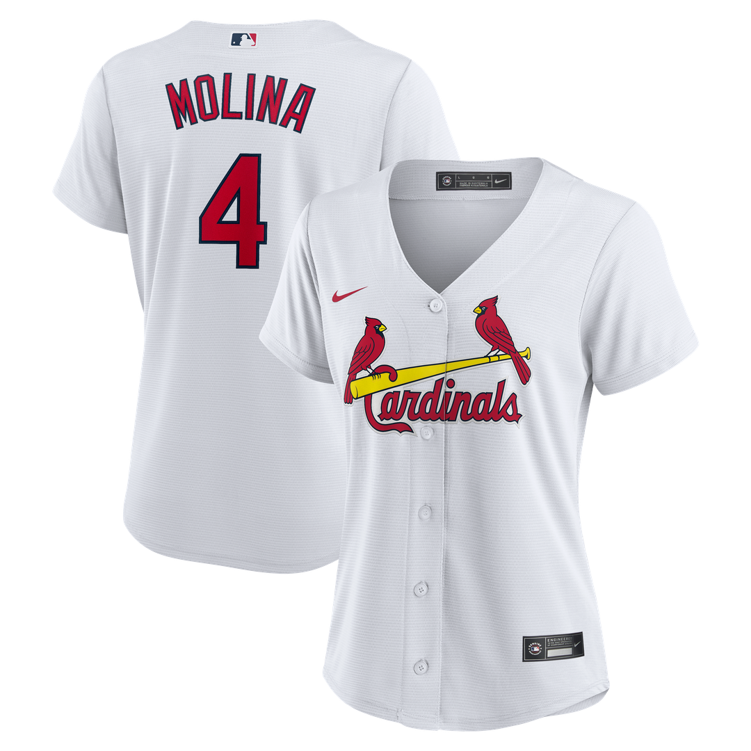 St. Louis Cardinals Yadier Molina Women's Home Replica Jersey | White
