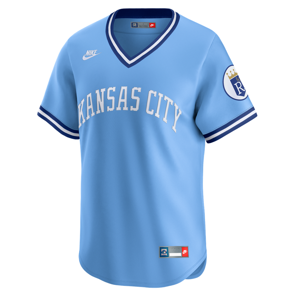 Kansas City Royals Bo Jackson Throwback Cooperstown Limited Jersey | Light Blue