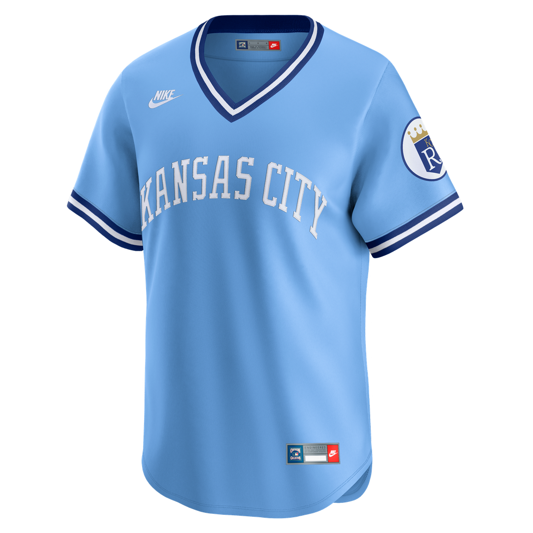 Kansas City Royals Bo Jackson Throwback Cooperstown Limited Jersey | Light Blue