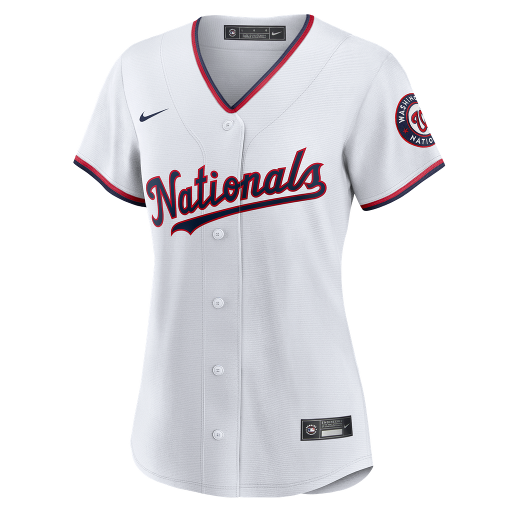 Washington Nationals CJ Abrams Women's Home Replica Jersey | White