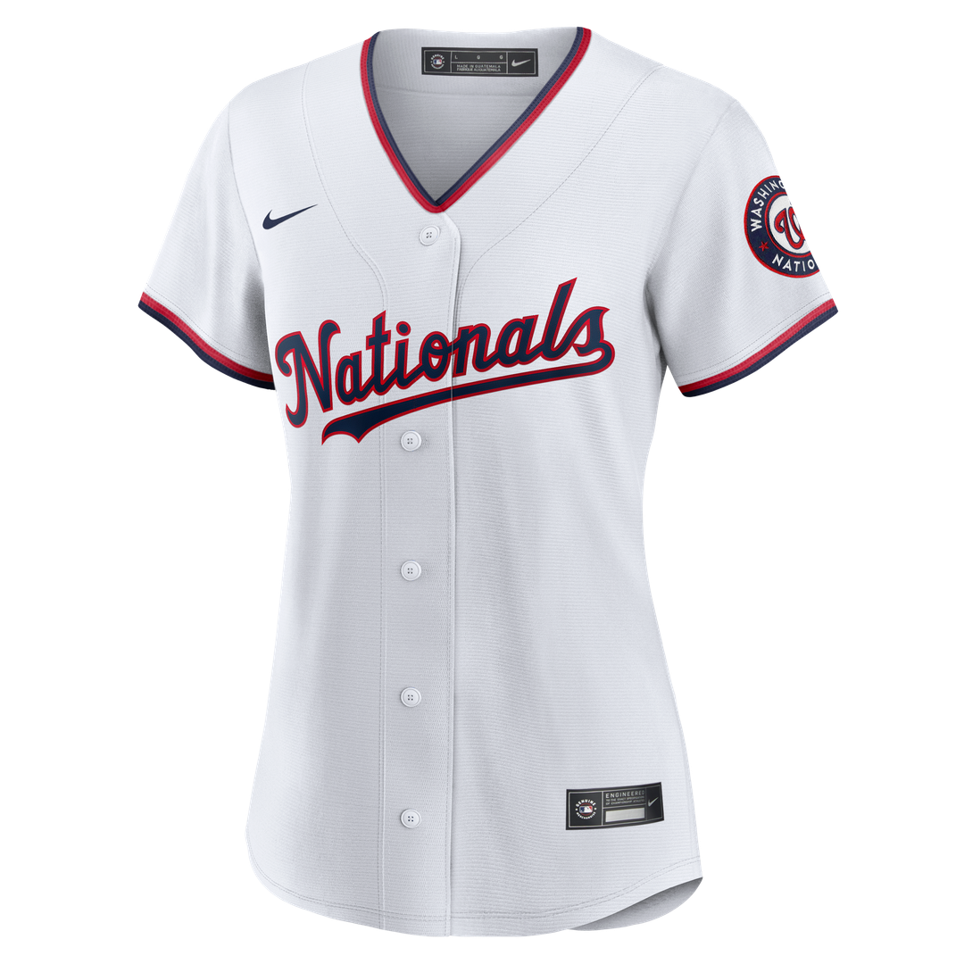 Washington Nationals CJ Abrams Women's Home Replica Jersey | White