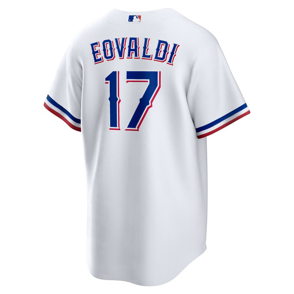 Texas Rangers Nathan Eovaldi Home Replica Jersey | White