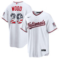Washington Nationals James Wood USA 250 Fourth of July Home Stadium Jersey | White