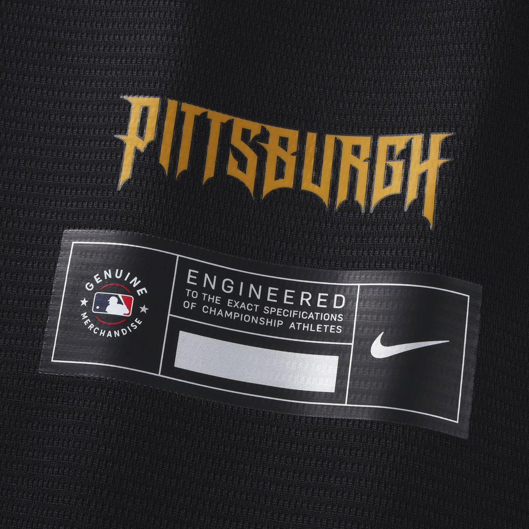 Pittsburgh Pirates Paul Skenes 2026 City Connect Stadium Jersey | Black