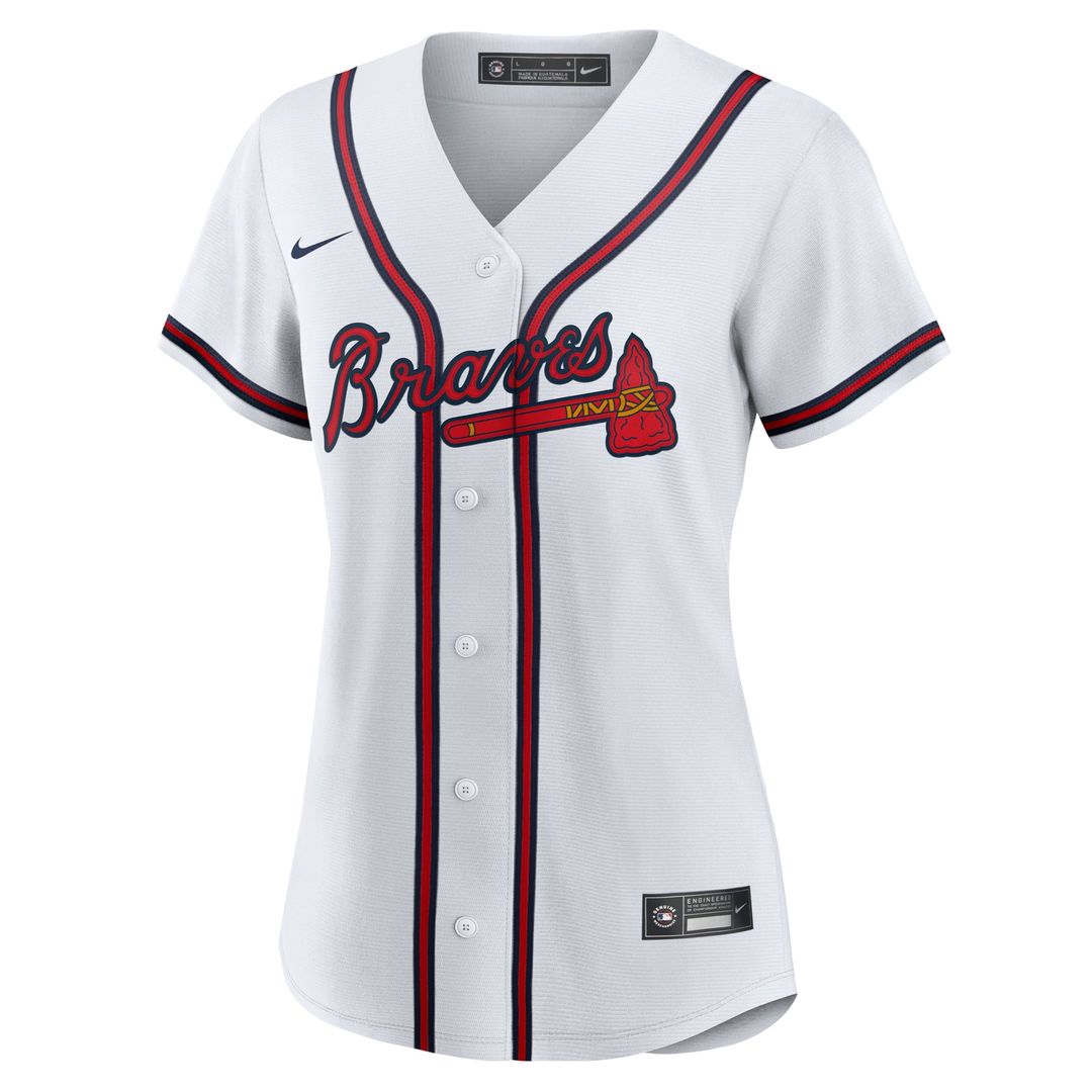 Atlanta Braves Austin Riley Women's Home Replica Jersey | White