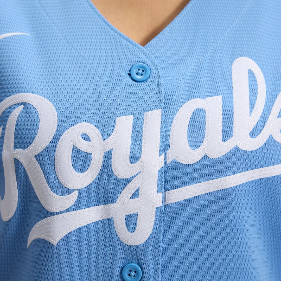 Kansas City Royals Women's Alternate Replica Team Logo Jersey | Light Blue