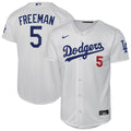 Los Angeles Dodgers Freddie Freeman Youth Home Stadium Jersey | White