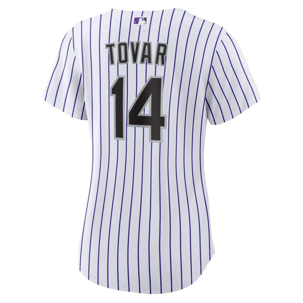 Colorado Rockies Ezequiel Tovar Women's Home Replica Jersey | White