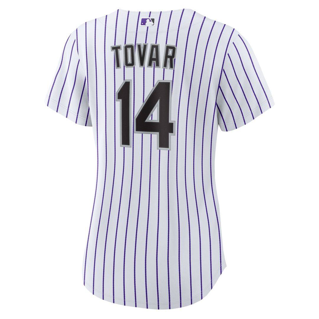 Colorado Rockies Ezequiel Tovar Women's Home Replica Jersey | White