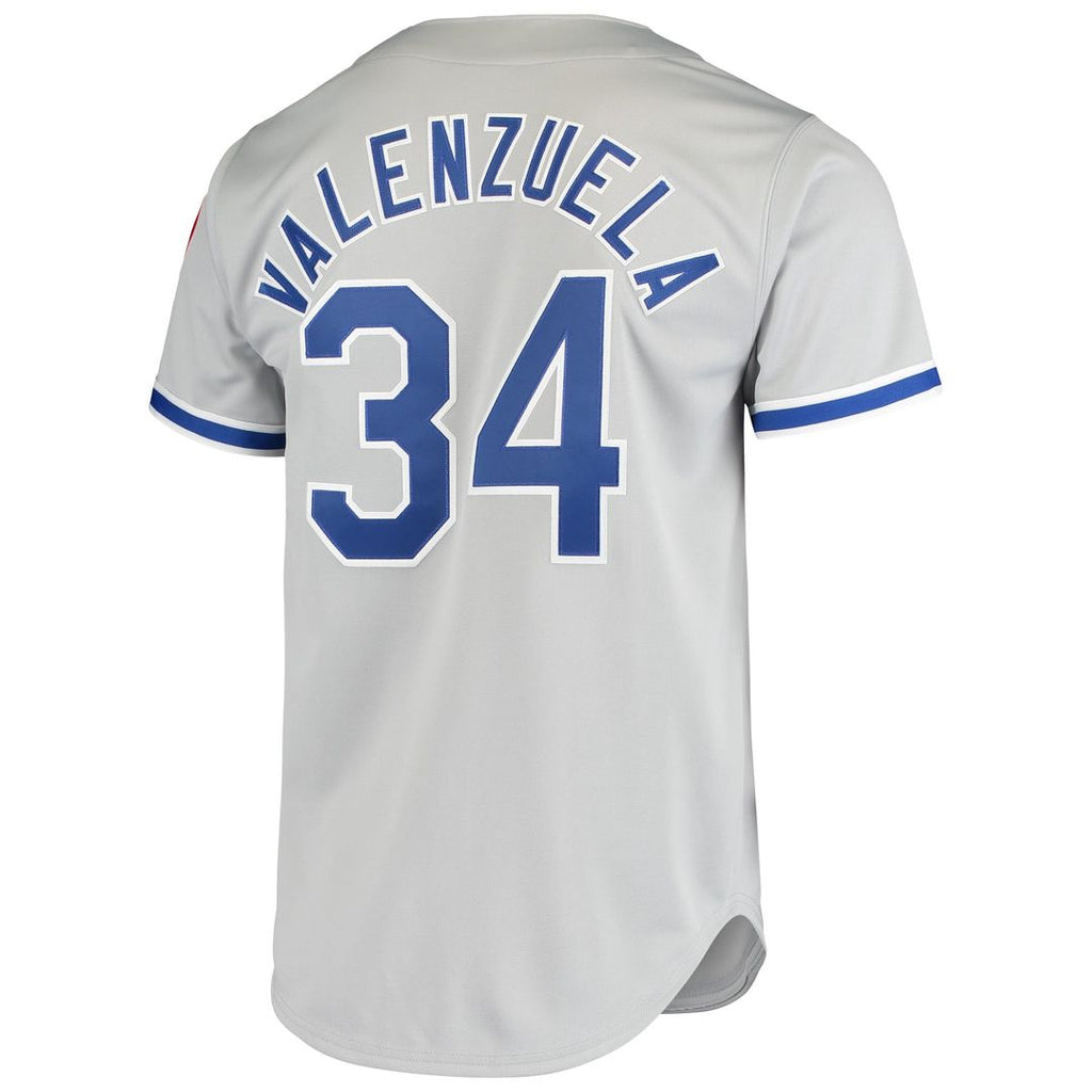Los Angeles Dodgers Fernando Valenzuela Authentic Jersey | White
