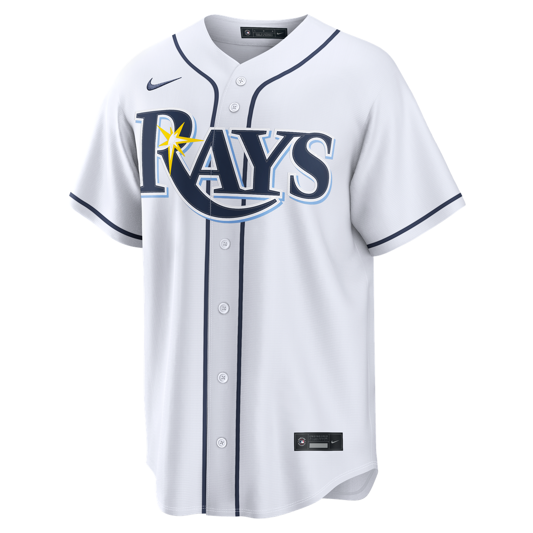 Tampa Bay Rays Junior Caminero Home Replica Jersey | White