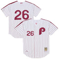 Philadelphia Phillies Chase Utley 2003 Cooperstown Authentic Jersey | White
