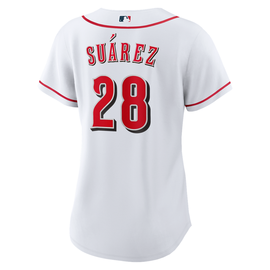 Cincinnati Reds Eugenio Suárez Women's Home Replica Jersey | White