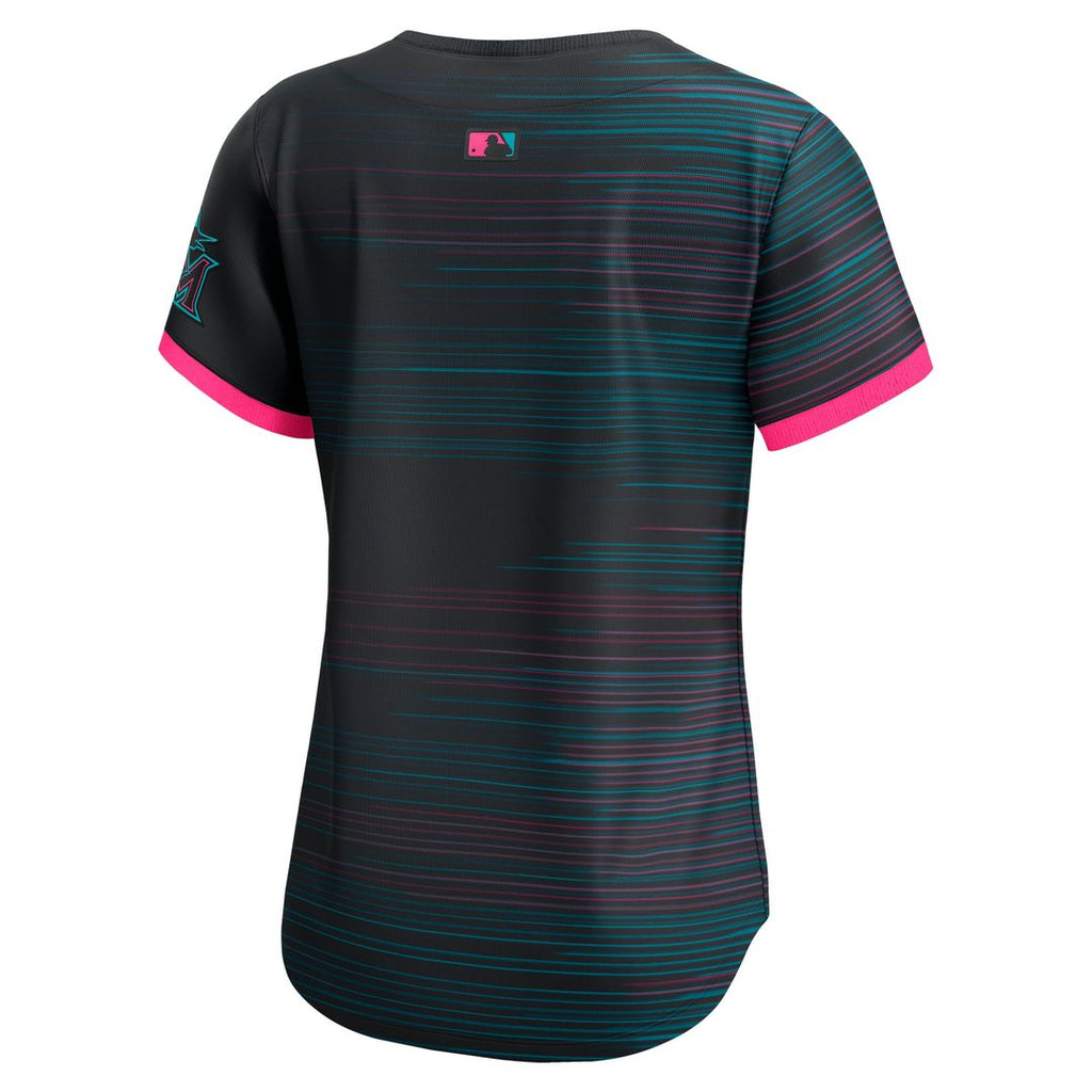 Miami Marlins Women's 2025 City Connect Limited Jersey | Black