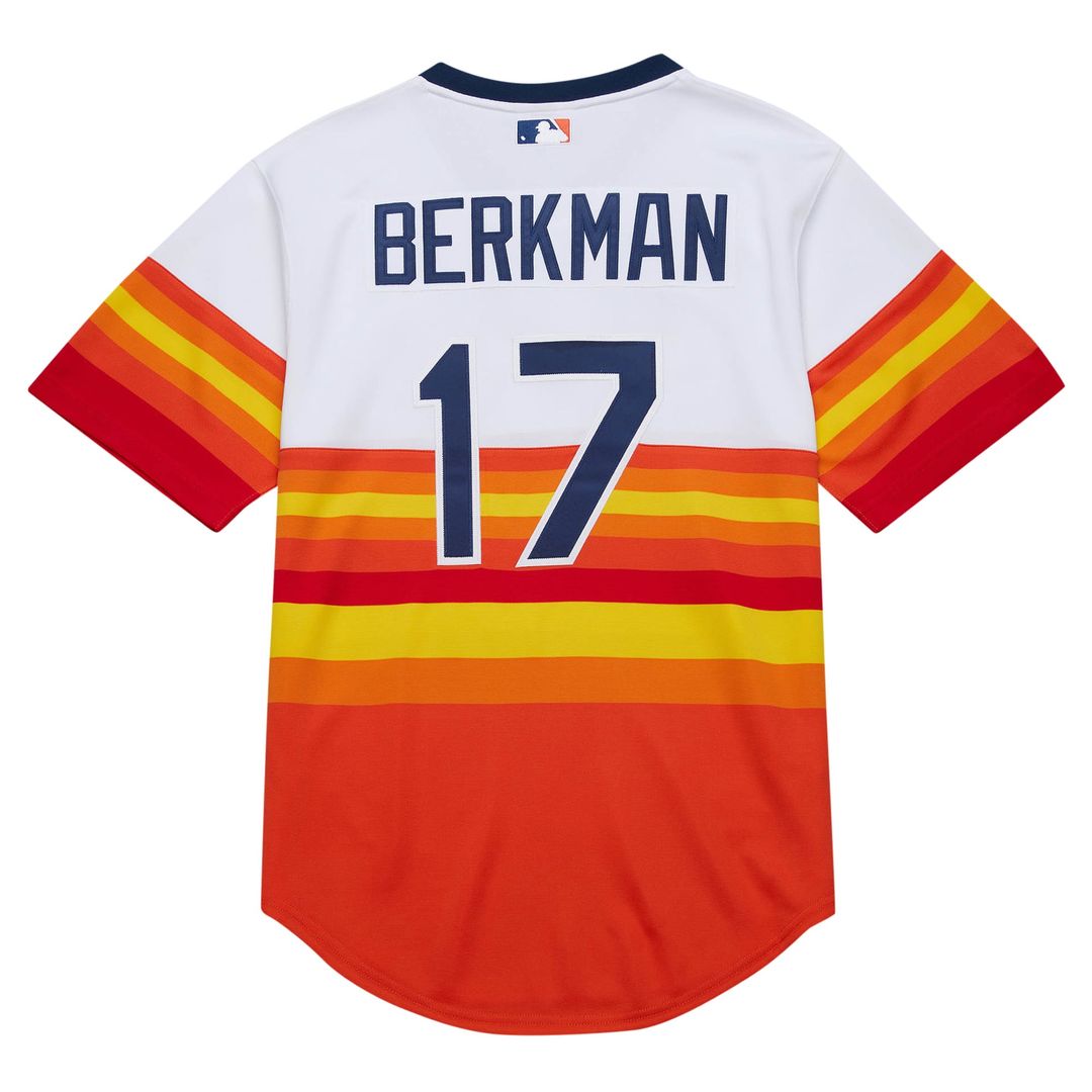 Houston Astros Lance Berkman 2004 Cooperstown Authentic Throwback Jersey | White