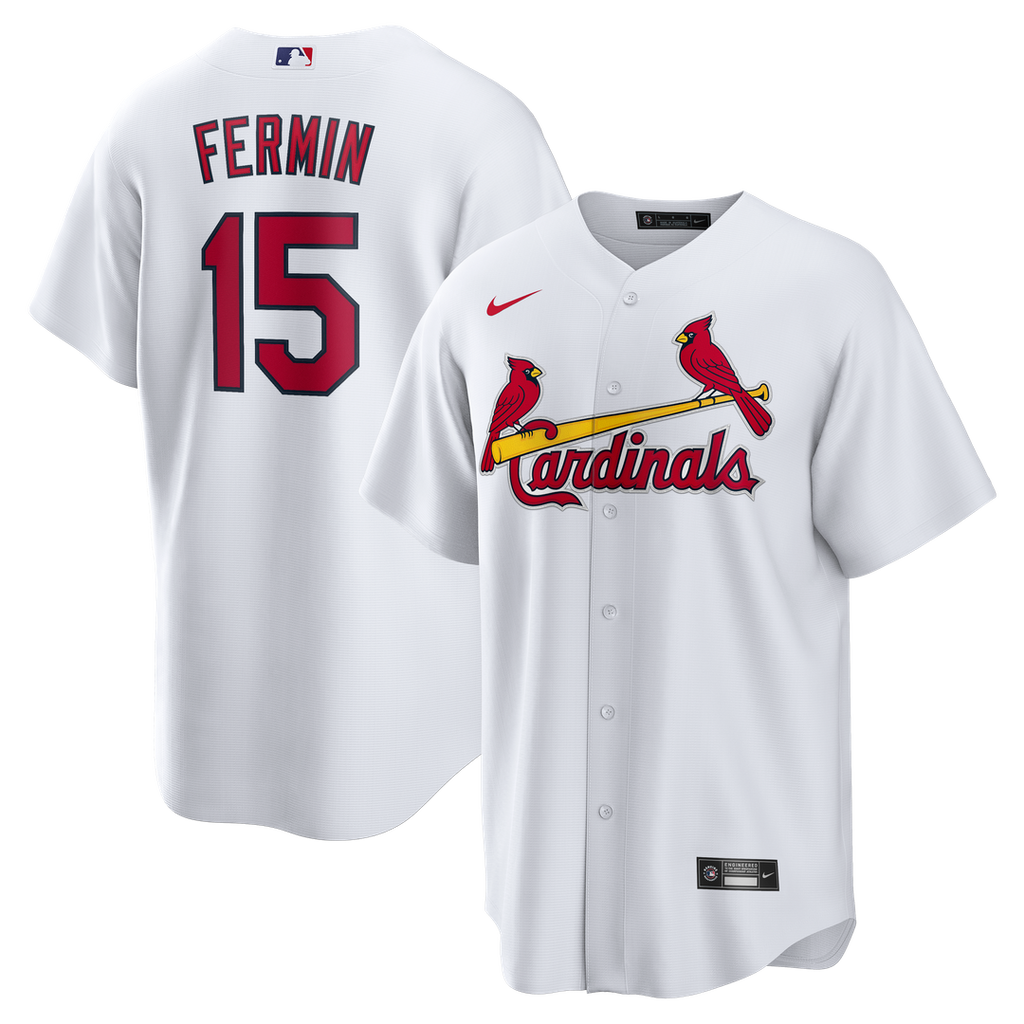 St. Louis Cardinals José Fermín Home Replica Jersey | White