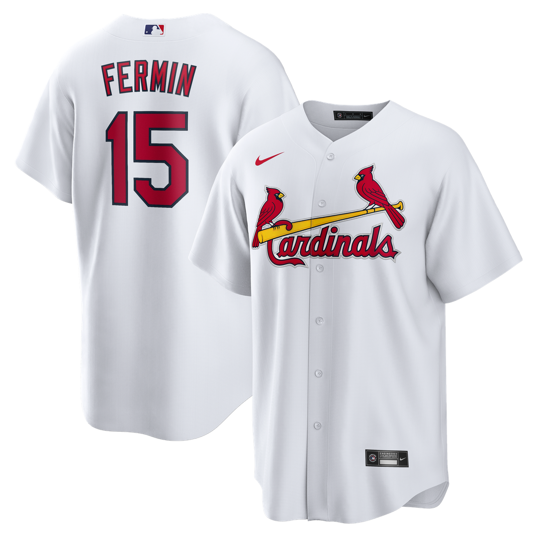 St. Louis Cardinals José Fermín Home Replica Jersey | White