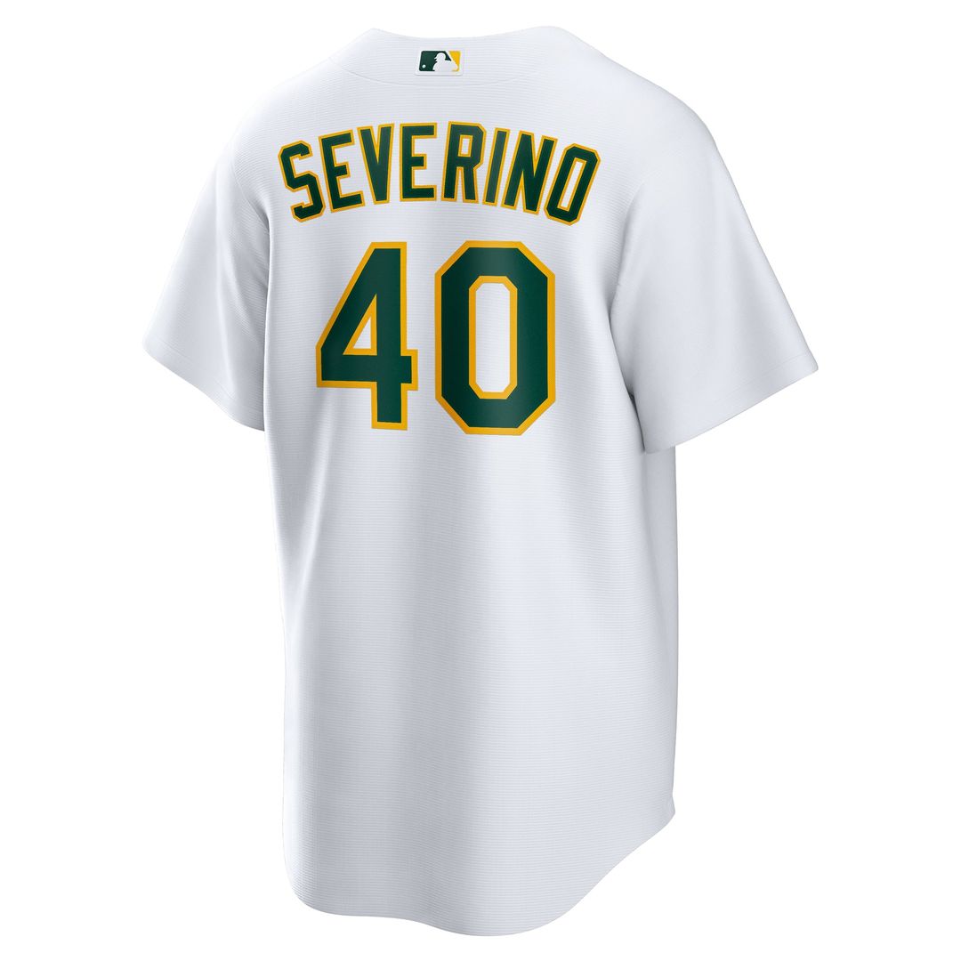 Athletics Luis Severino Home Replica Jersey | White