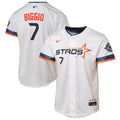 Houston Astros Craig Biggio Youth 2025 City Connect Limited Jersey | White
