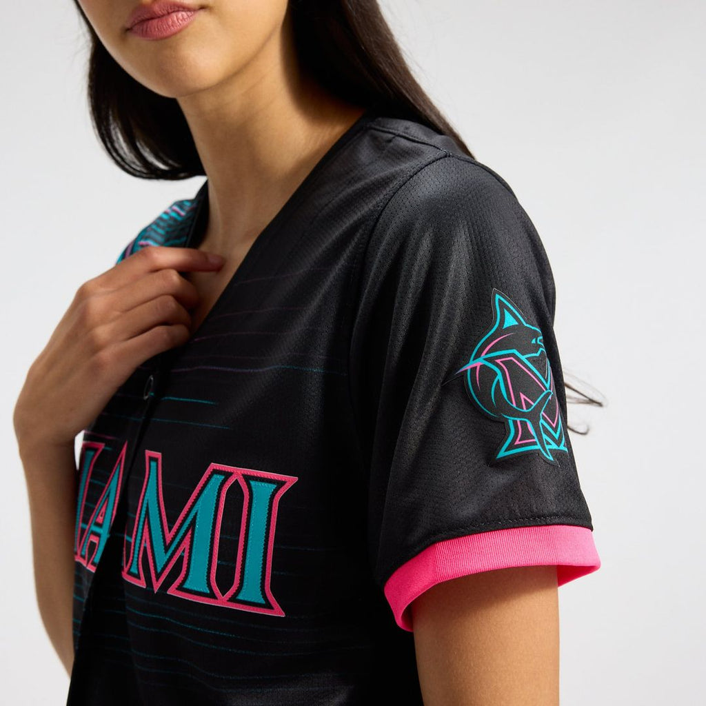 Miami Marlins Women's 2025 City Connect Limited Jersey | Black