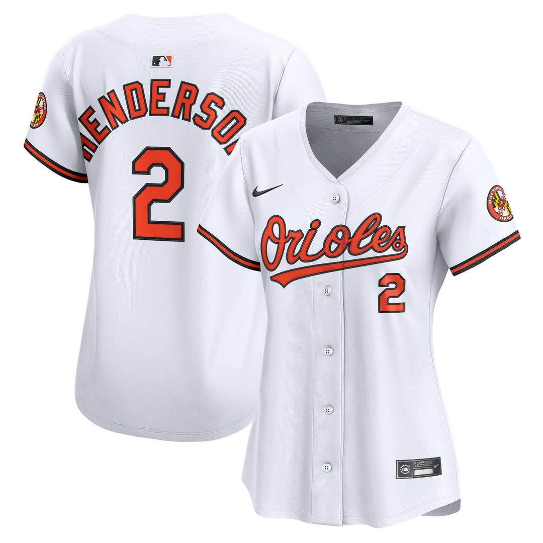 Baltimore Orioles Gunnar Henderson Women's Home Limited Jersey | White