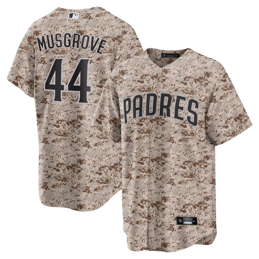 San Diego Padres Joe Musgrove USMC Alternate Replica Jersey | Camo