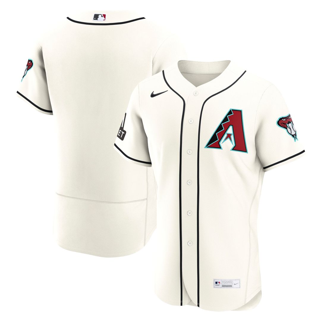 Arizona Diamondbacks Home Sponsor Patch Authentic Jersey | Cream