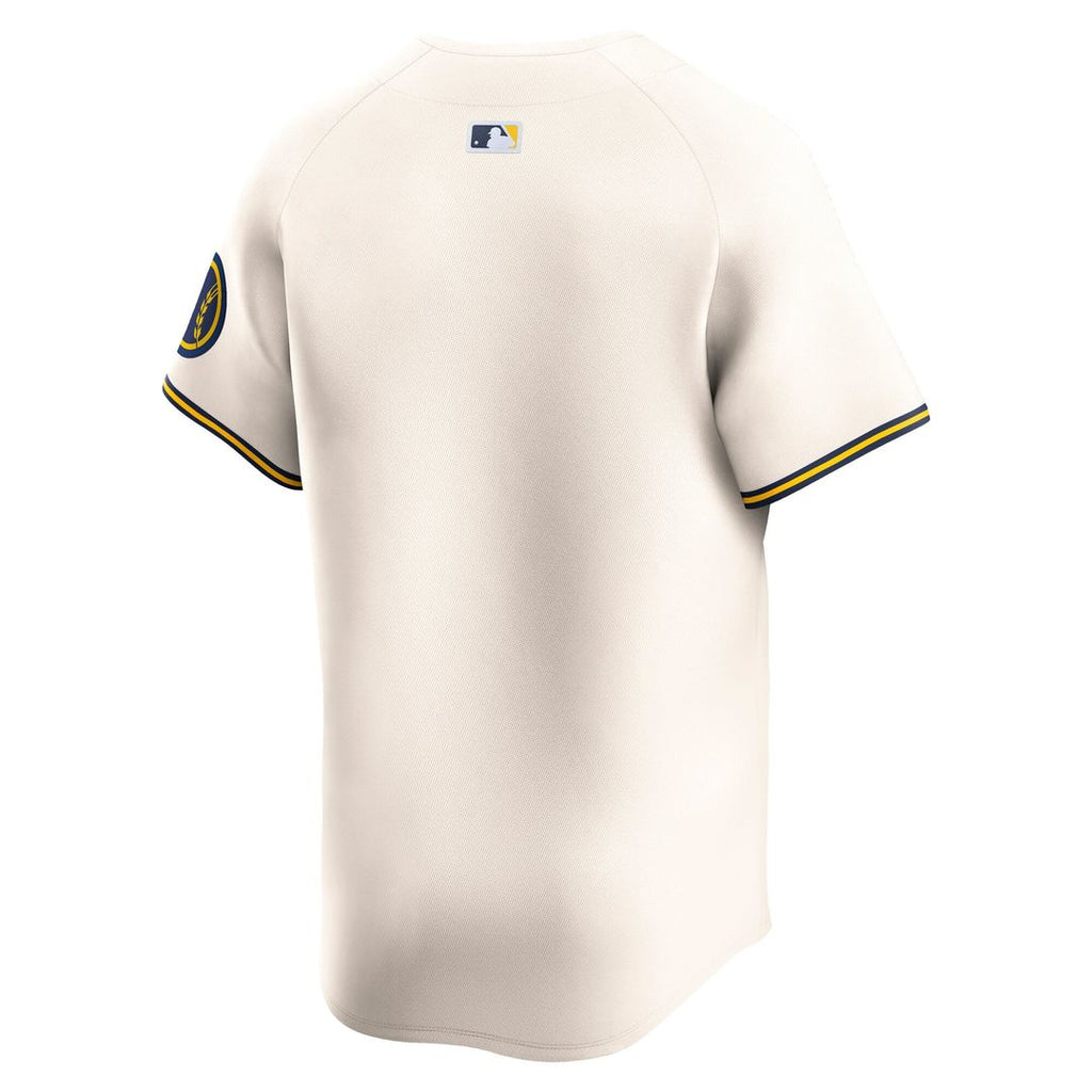 Milwaukee Brewers Home Limited Jersey | Cream