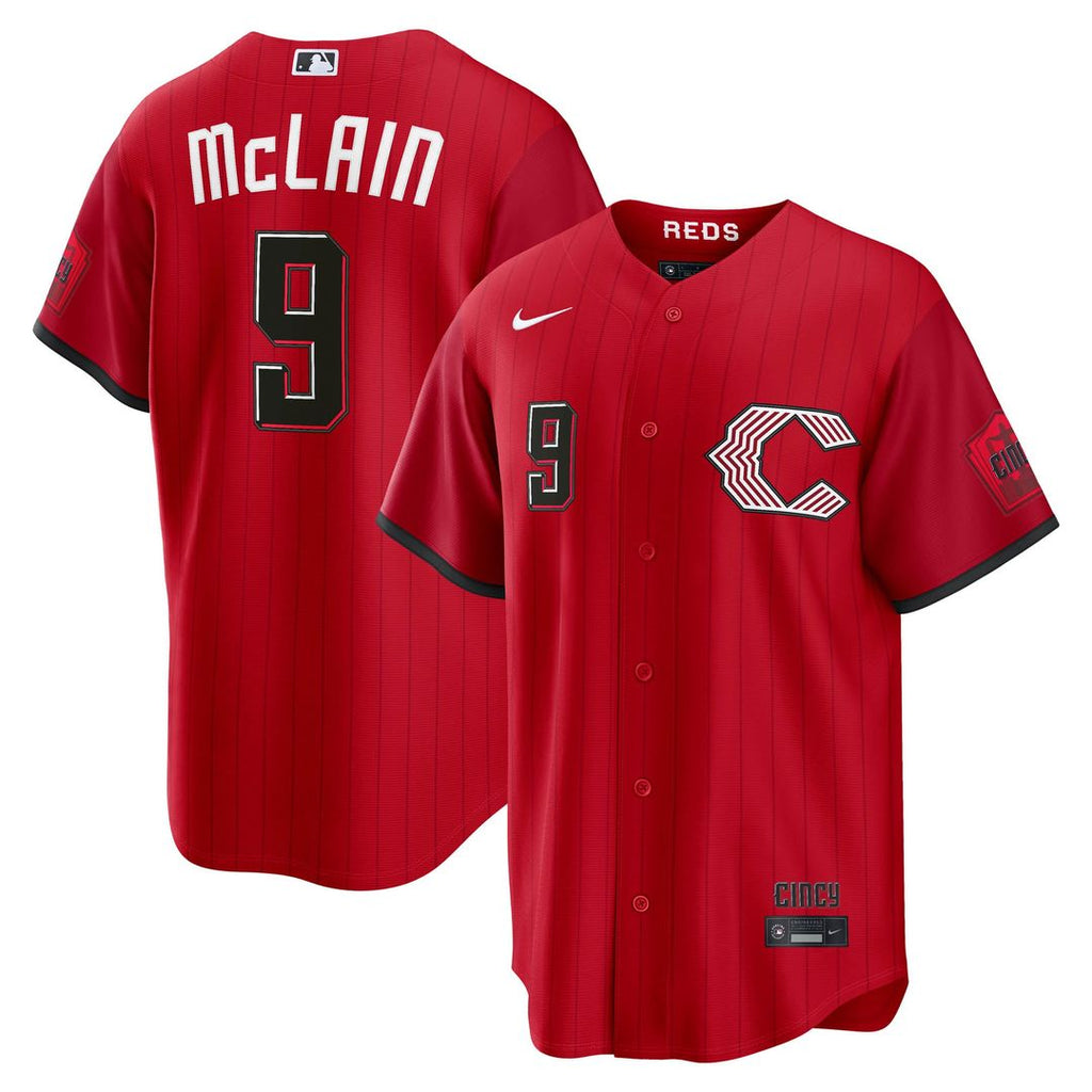 Cincinnati Reds Matt McLain 2026 City Connect Stadium Jersey | Red