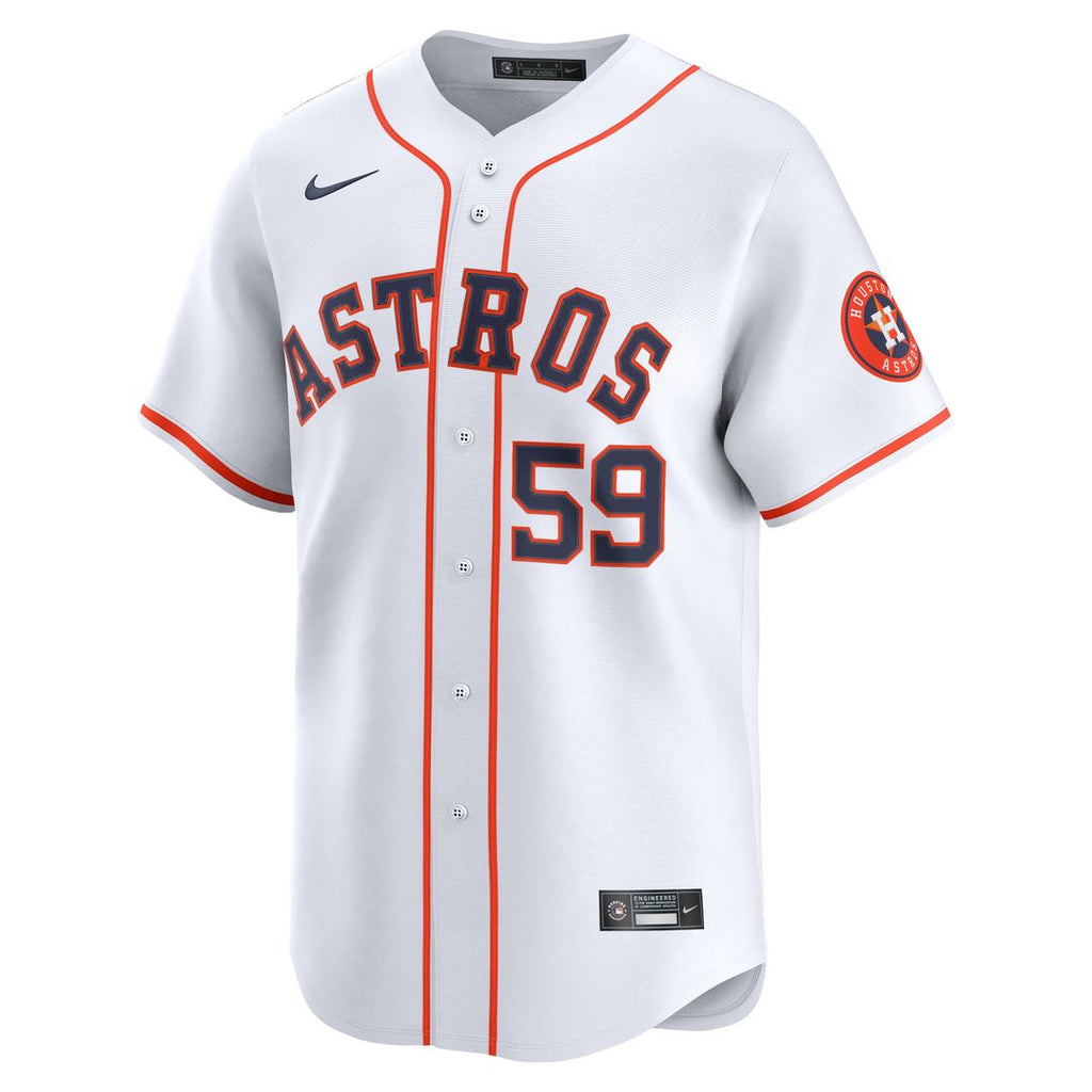 Houston Astros Framber Valdez Home Limited Jersey | White