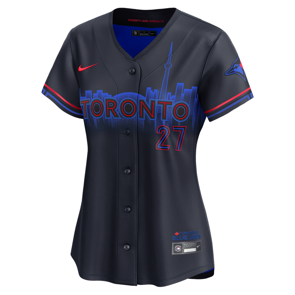 Toronto Blue Jays Vladimir Guerrero Jr. Women's 2024 City Connect Limited Jersey | Navy
