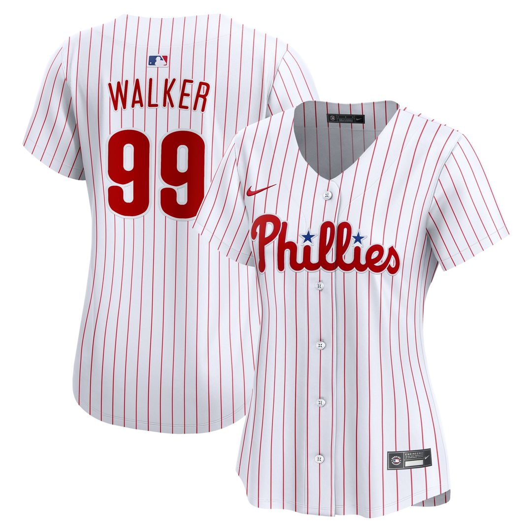 Philadelphia Phillies Taijuan Walker Women's Home Limited Jersey | White