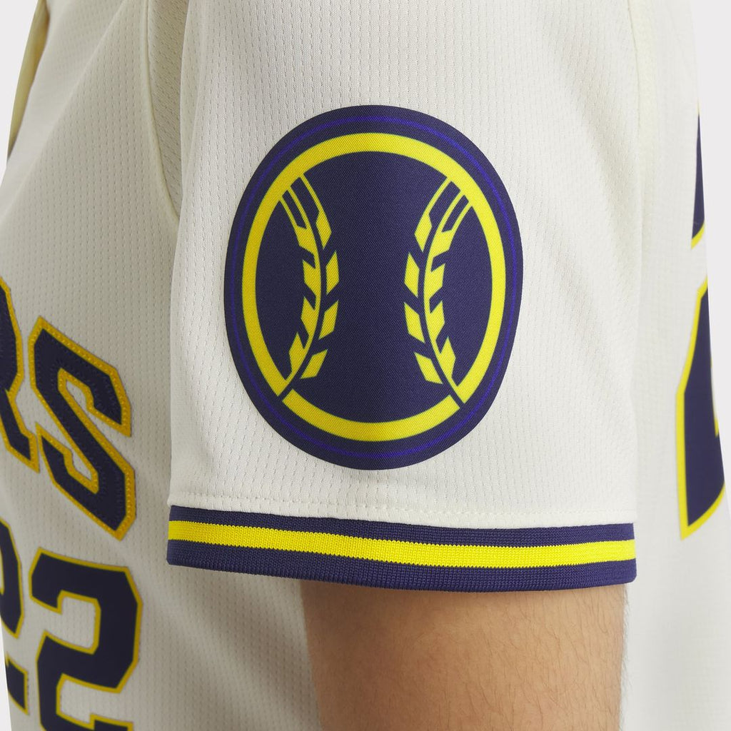 Milwaukee Brewers Christian Yelich Women's Home Limited Jersey | Cream