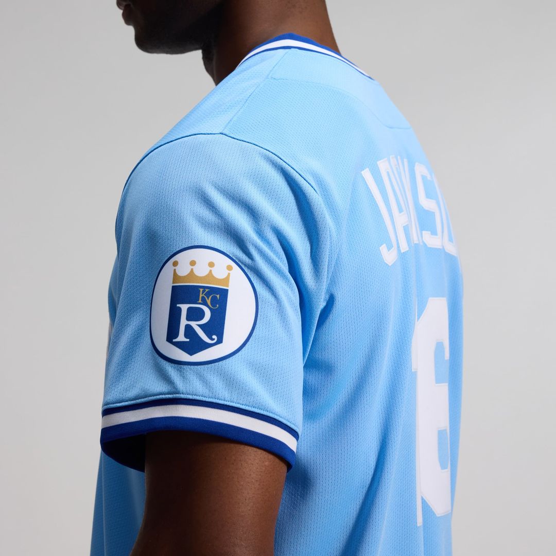 Kansas City Royals Bo Jackson Throwback Cooperstown Limited Jersey | Light Blue