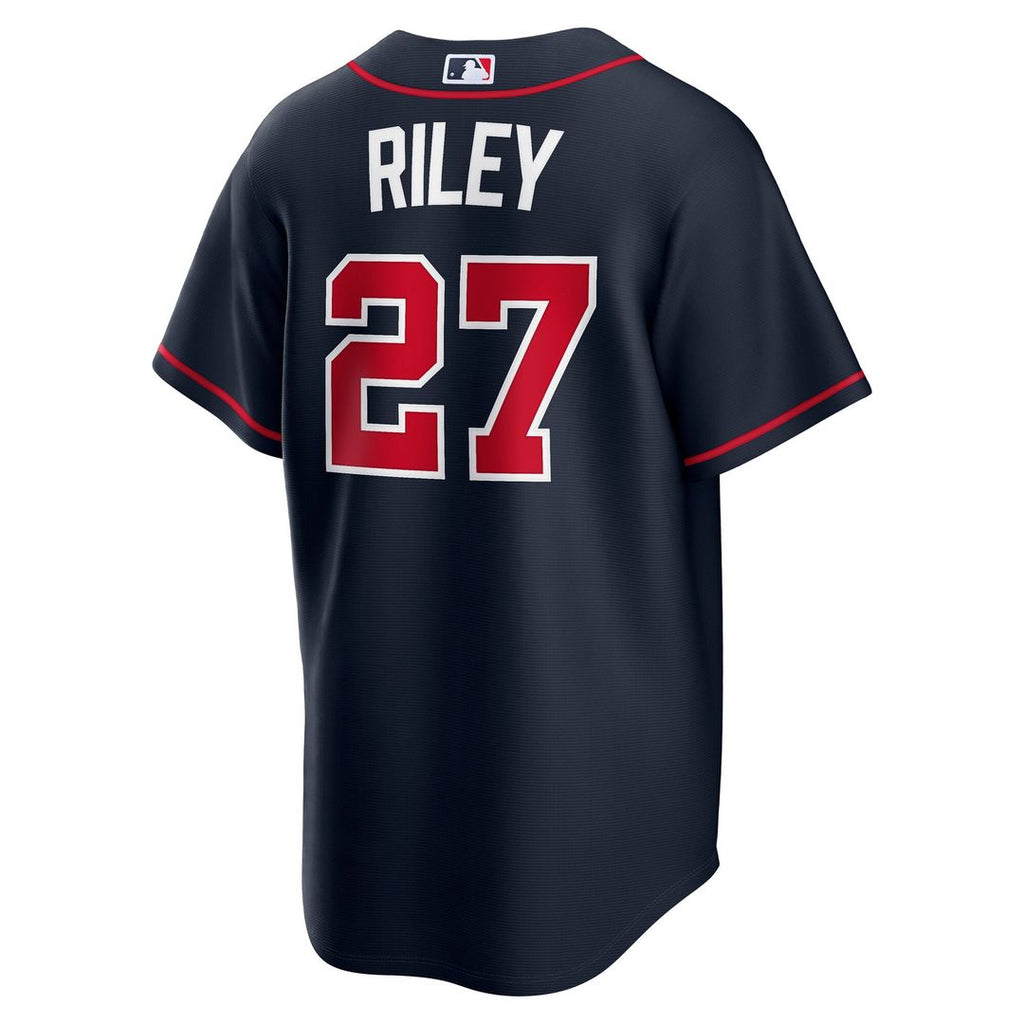 Atlanta Braves Austin Riley Alternate Replica Jersey | Navy