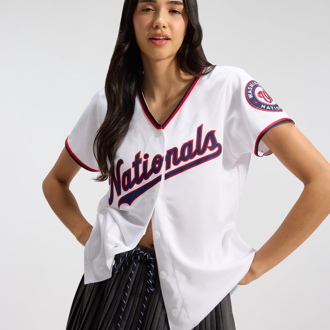 Washington Nationals CJ Abrams Women's Home Replica Jersey | White