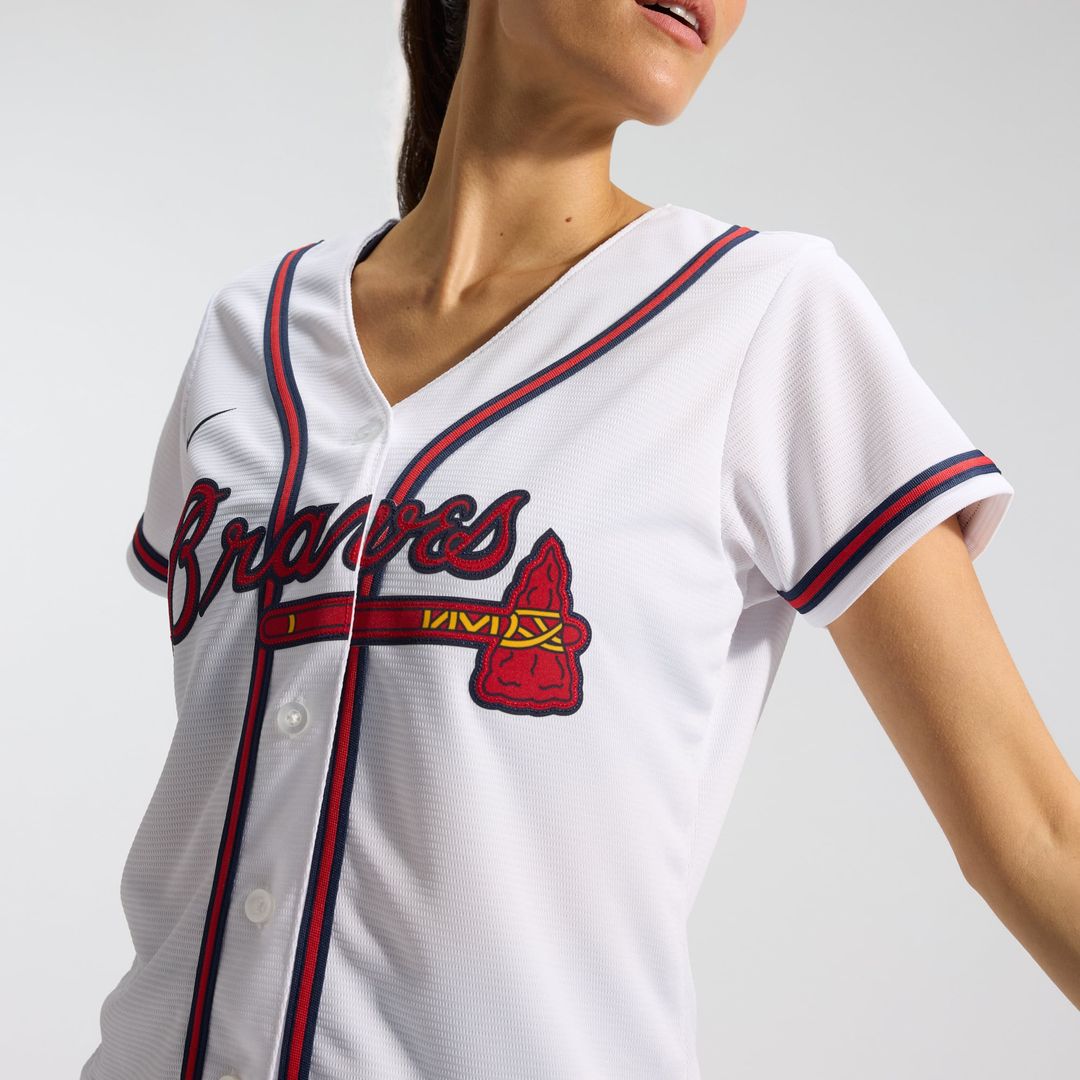 Atlanta Braves Women's Home Replica Team Jersey | White