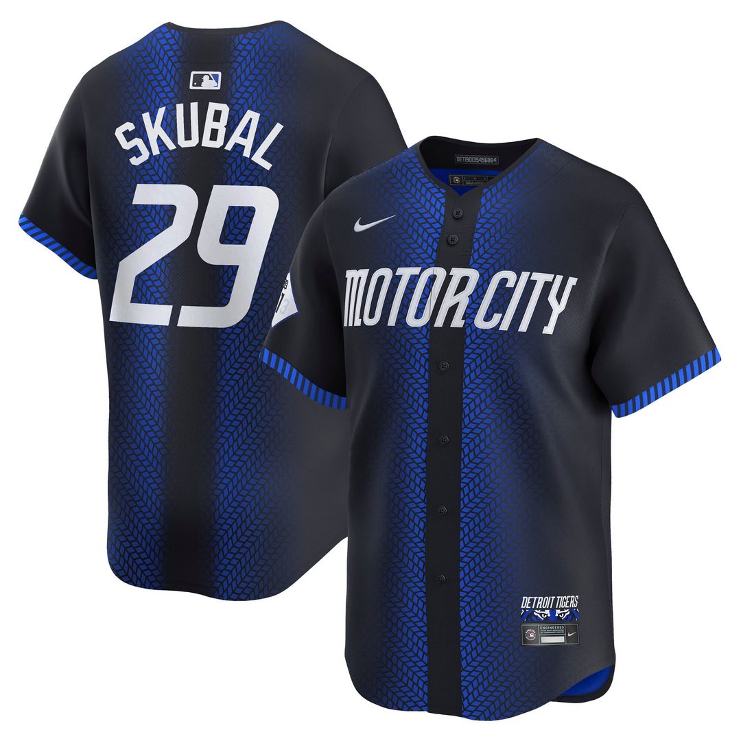 Detroit Tigers Tarik Skubal City Connect Limited Jersey | Navy
