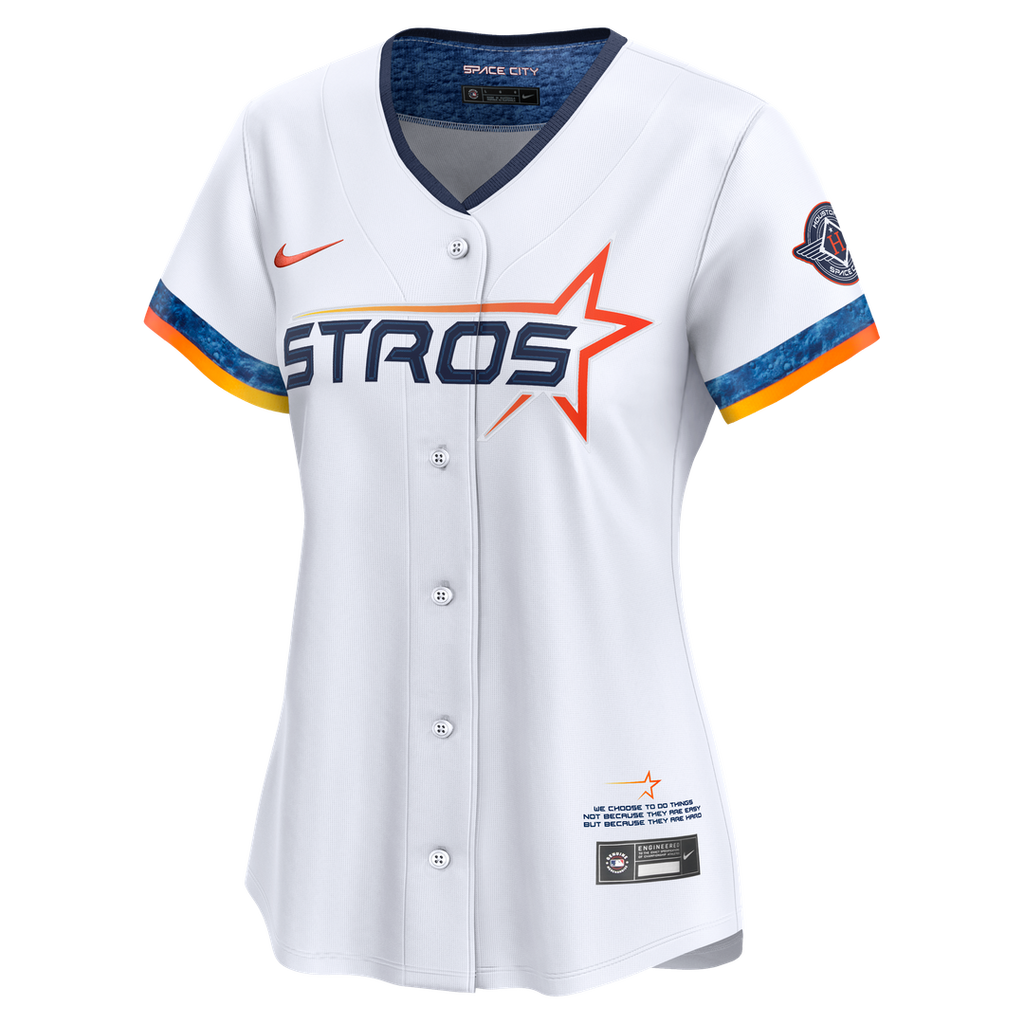 Houston Astros Women's 2025 City Connect Limited Jersey | White
