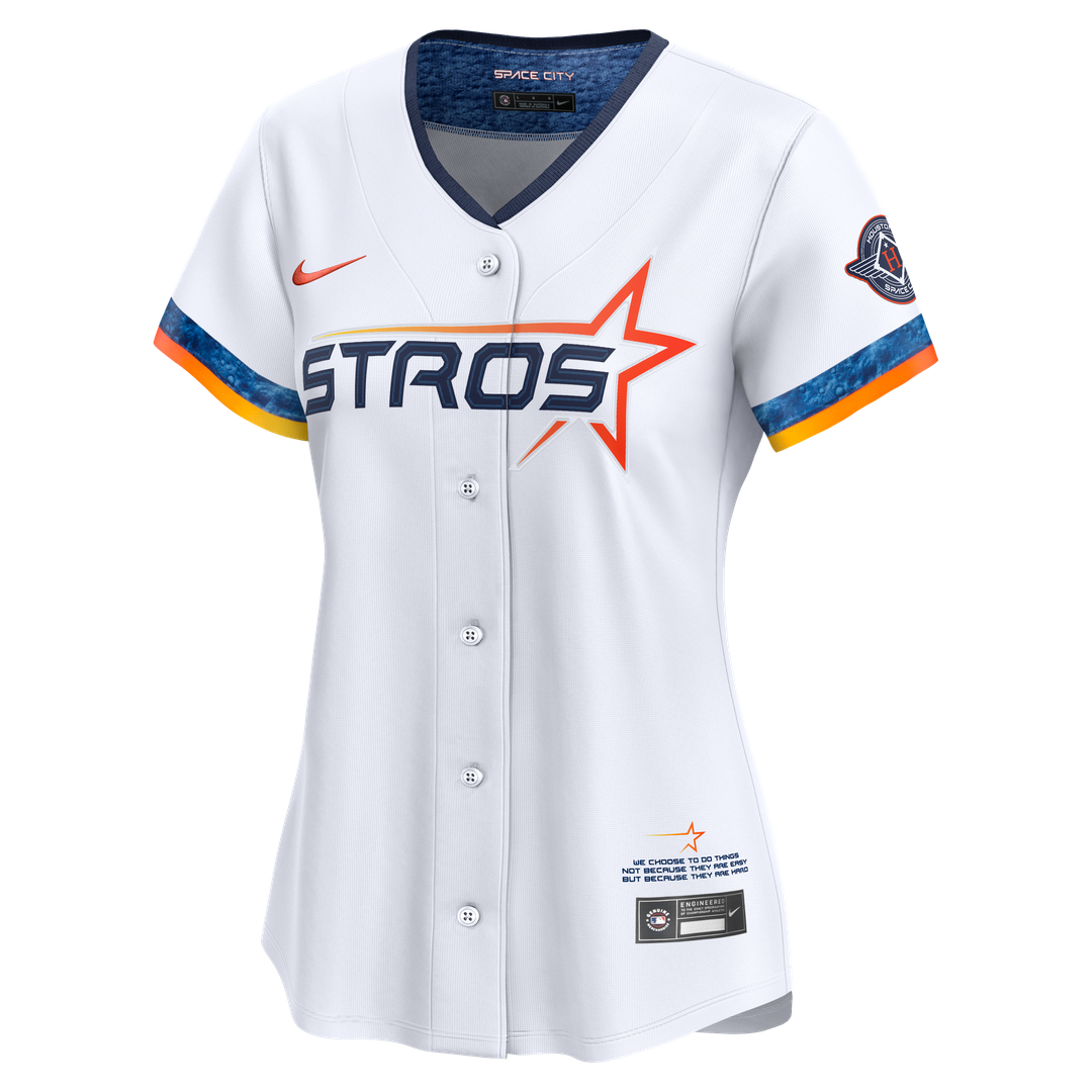 Houston Astros Women's 2025 City Connect Limited Jersey | White